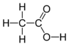 Acetic Acid Chemical Structure