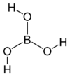 Boric Acid chemical structure