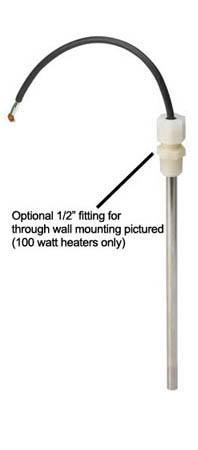 V Series, Varipower  Heaters (1/2" diameter)